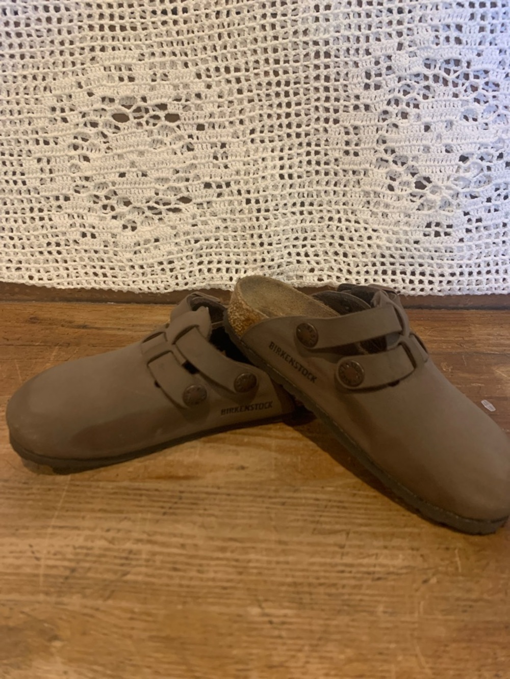 Birkenstock Birkibuc Clog Kids Sz 27 Like NewBrown
